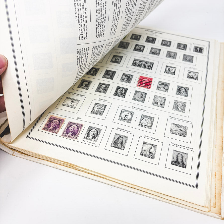 Vintage Independence United States Postage Stamp Album