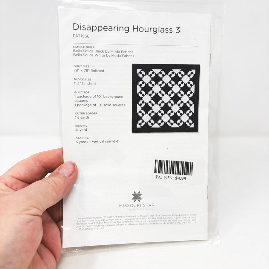 Disappearing Hourglass 3 Quilt Pattern by Missouri Star Quilt Co