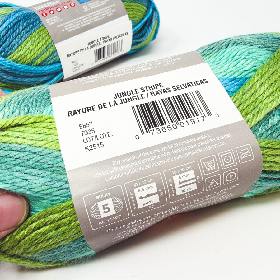 Red Heart Soft Essentials Stripes Acrylic Yarn (1)