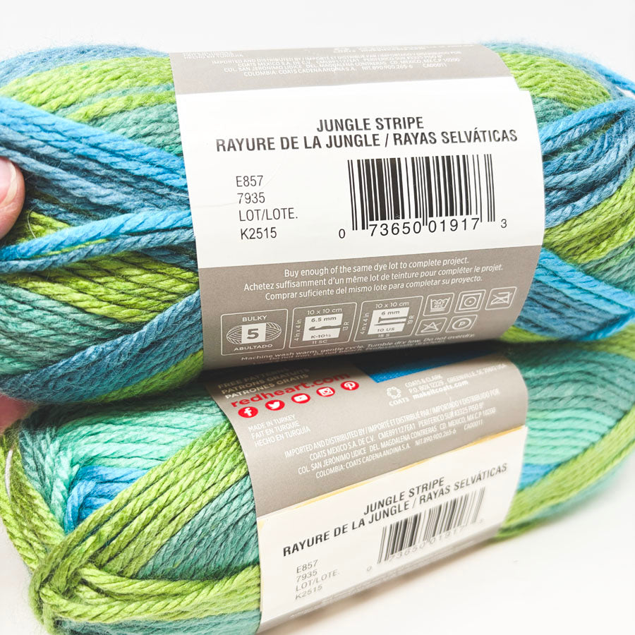 Red Heart Soft Essentials Stripes Acrylic Yarn (1)