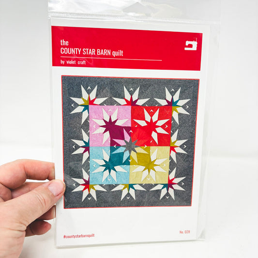 The Country Star Barn Quilt Pattern by Violet Craft