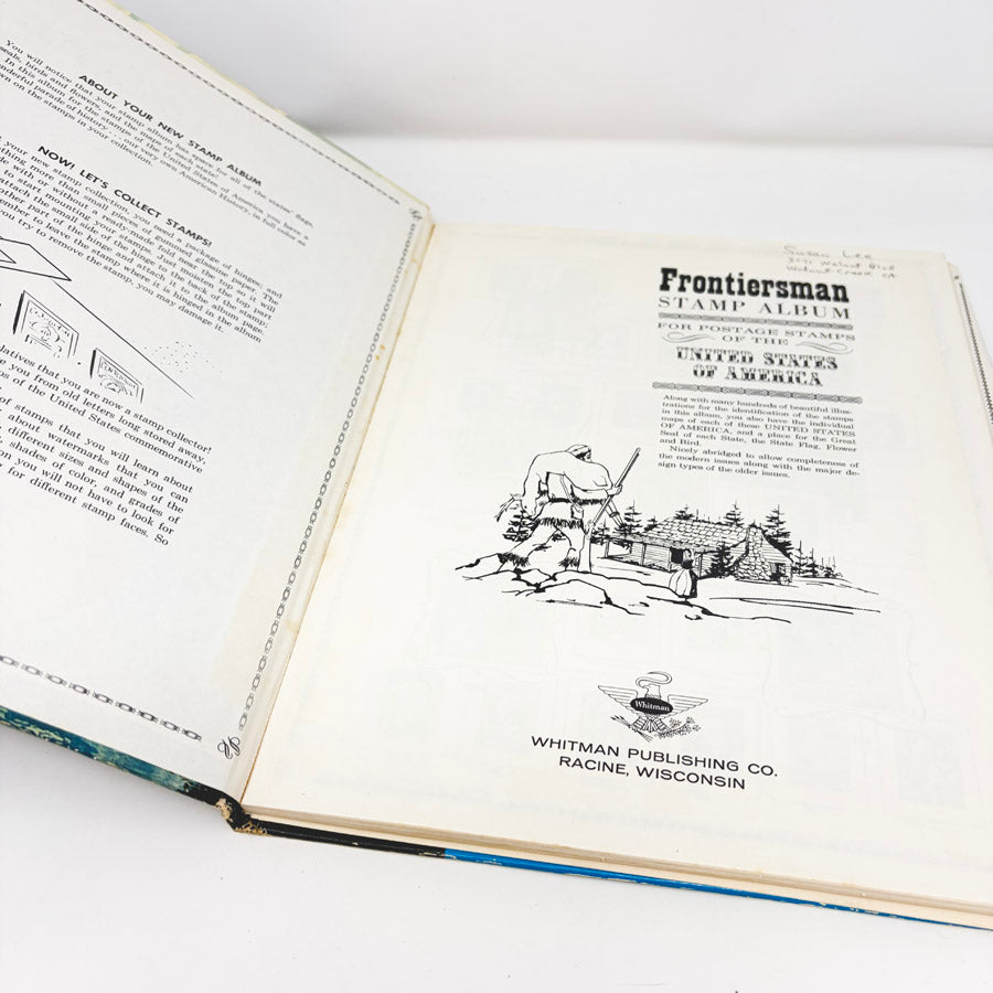 Vintage Frontiersman Stamp Album
