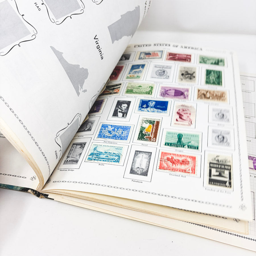 Vintage Frontiersman Stamp Album