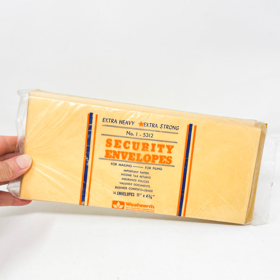 Vintage Manilla Security Envelopes