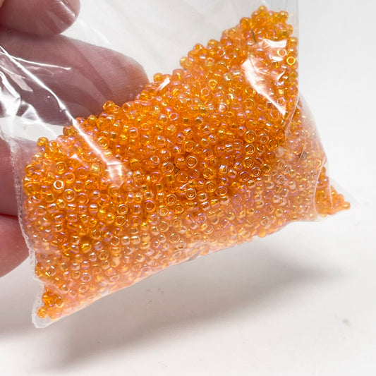 Orange Seed Beads
