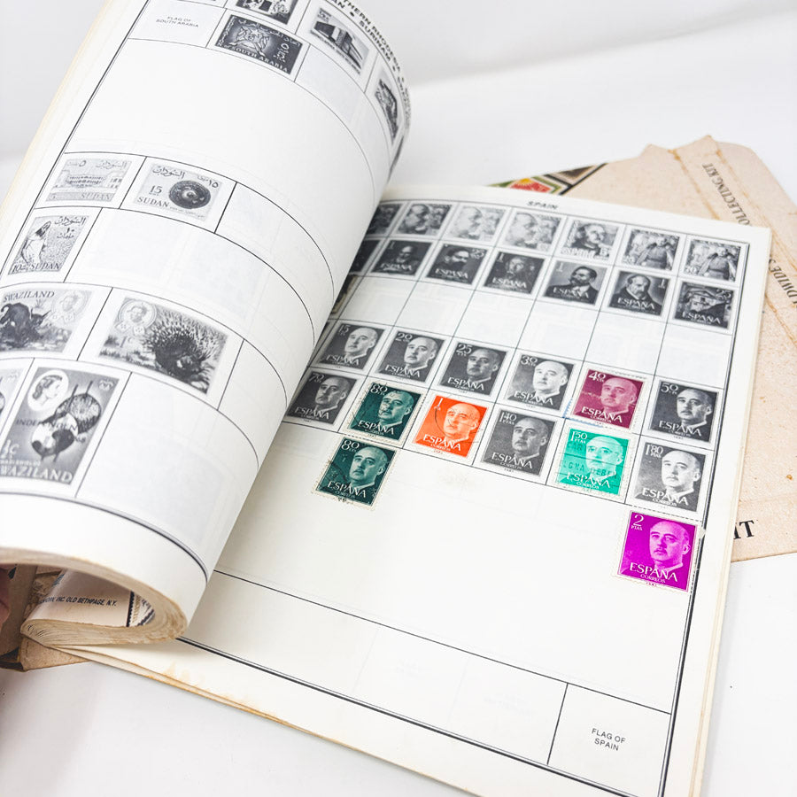 1974 Treat Worldwide Stamp Collection Album with Box