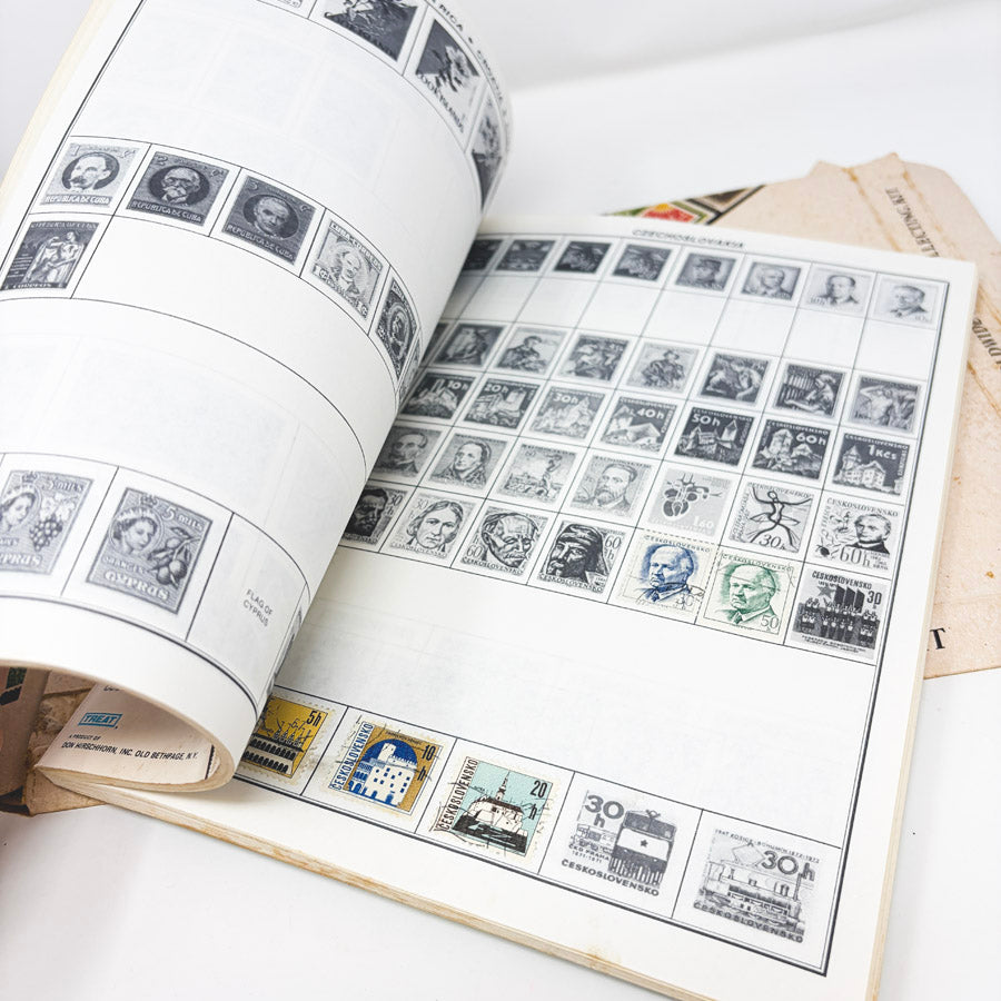 1974 Treat Worldwide Stamp Collection Album with Box