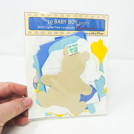 30 Baby Boy Diecuts