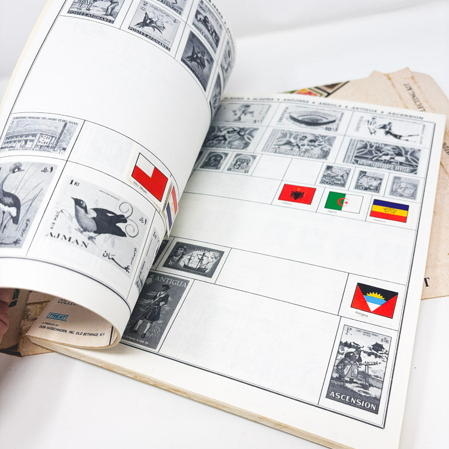 1974 Treat Worldwide Stamp Collection Album with Box