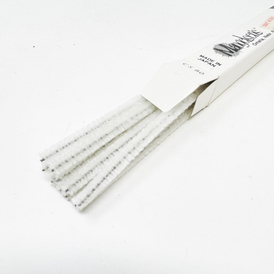 Mini Pack of White Chenille Stems