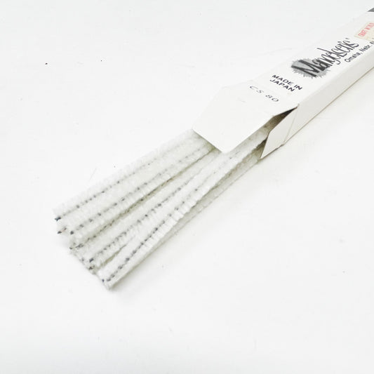 Mini Pack of White Chenille Stems