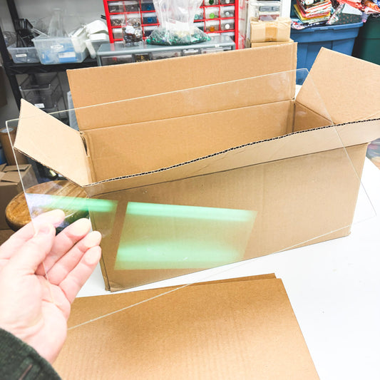 Box of 16" x 9" Glass Sheets