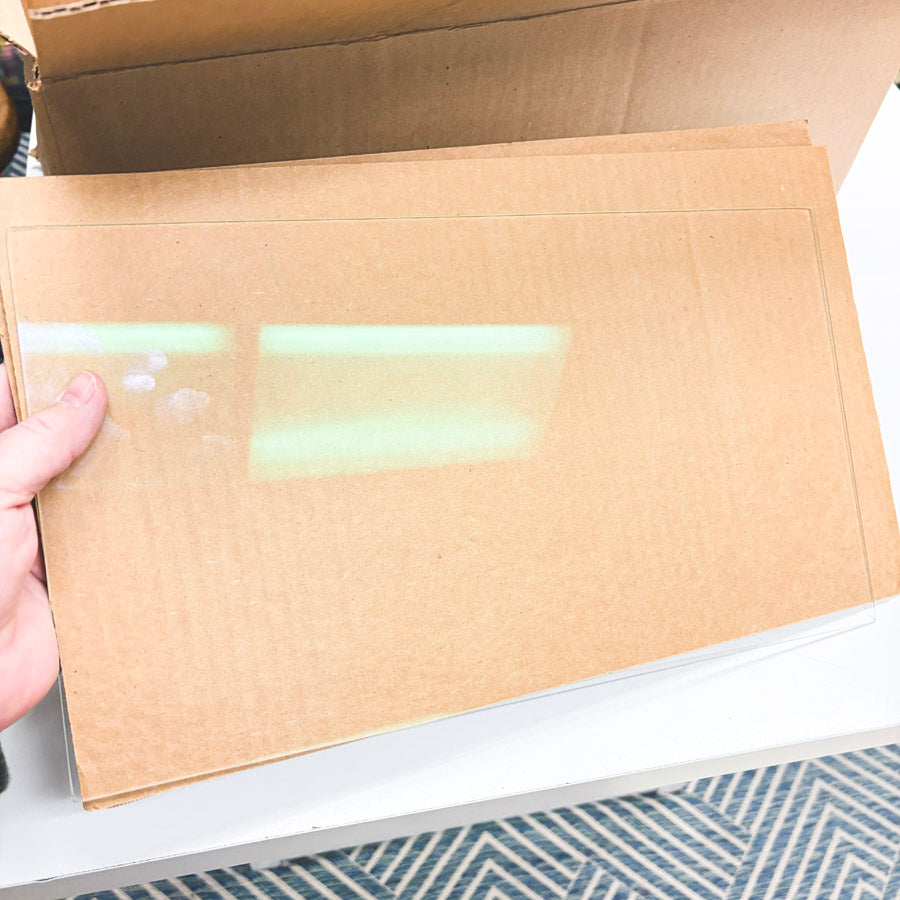 Box of 16" x 9" Glass Sheets