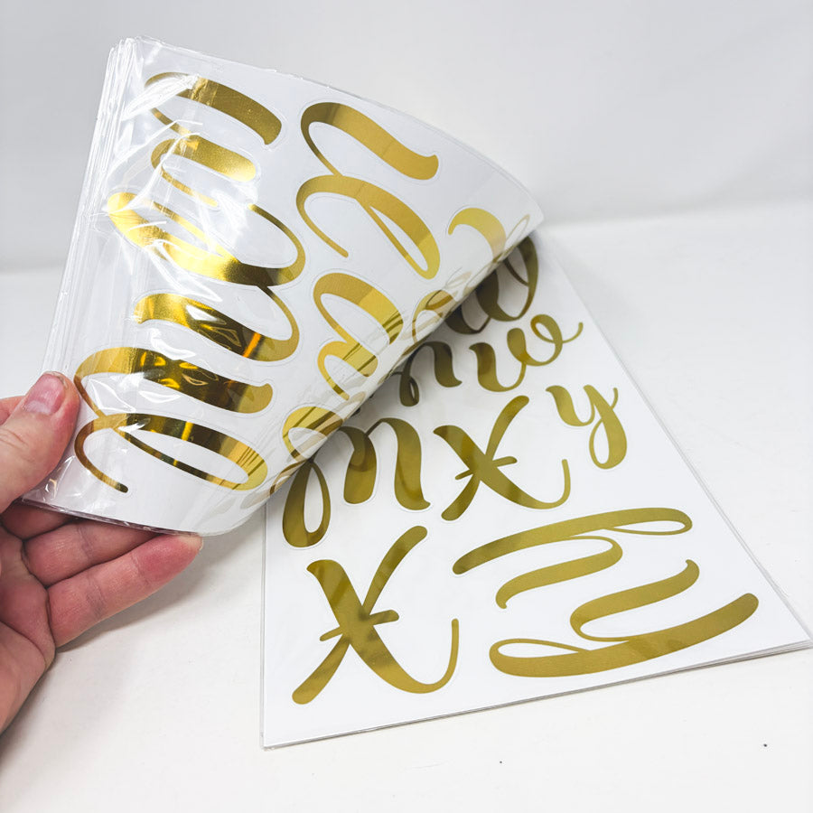 Recollections Gold Alphabet Sticker Bundle