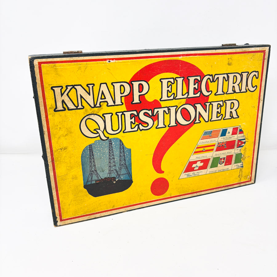 Vintage Knapp Electric Questioner game