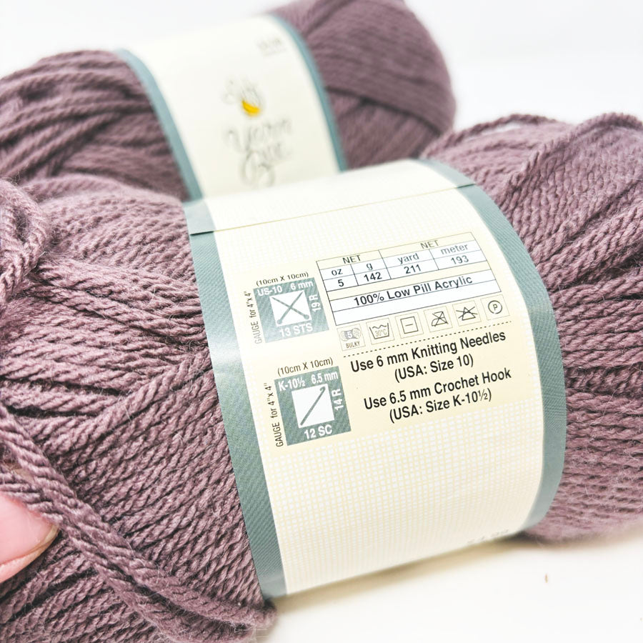 Yarn Bee Soft & Sleek Chunky Acrylic Yarn