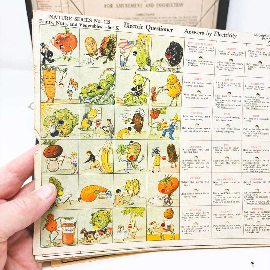 Vintage Knapp Electric Questioner game