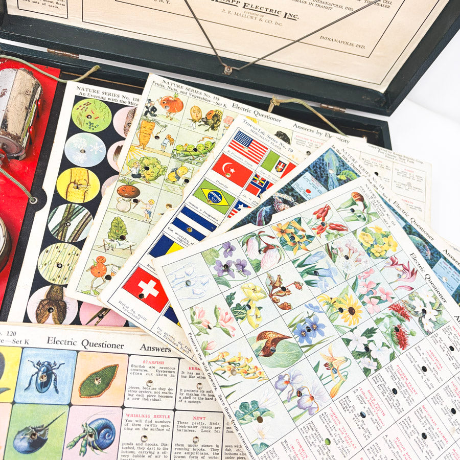 Vintage Knapp Electric Questioner game
