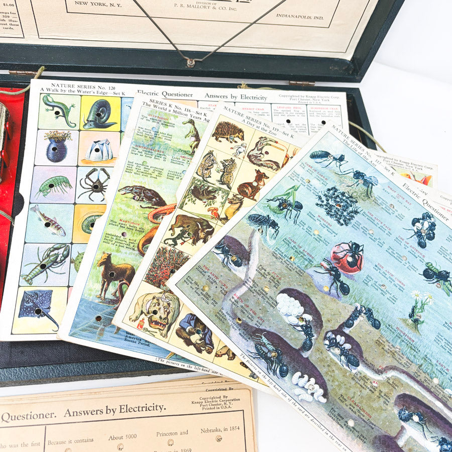 Vintage Knapp Electric Questioner game