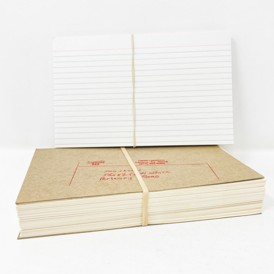 Pack of Oversize Lined Index Cards