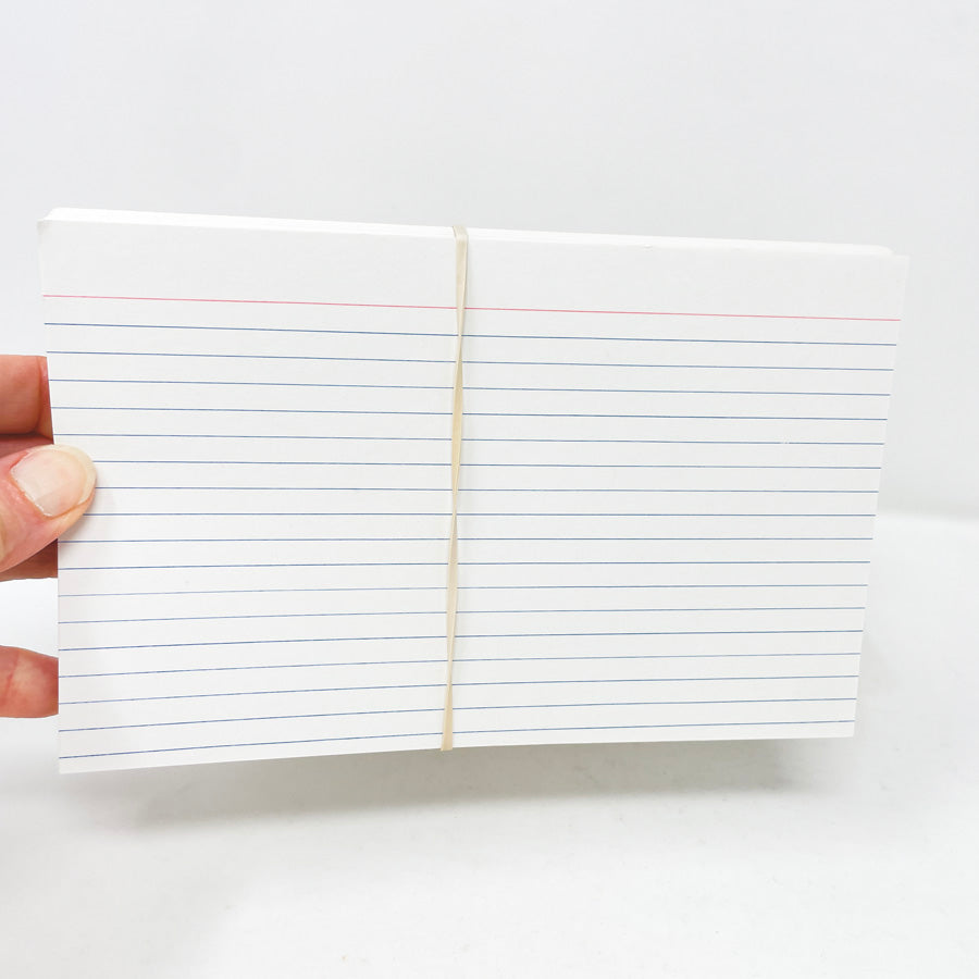 Pack of Oversize Lined Index Cards