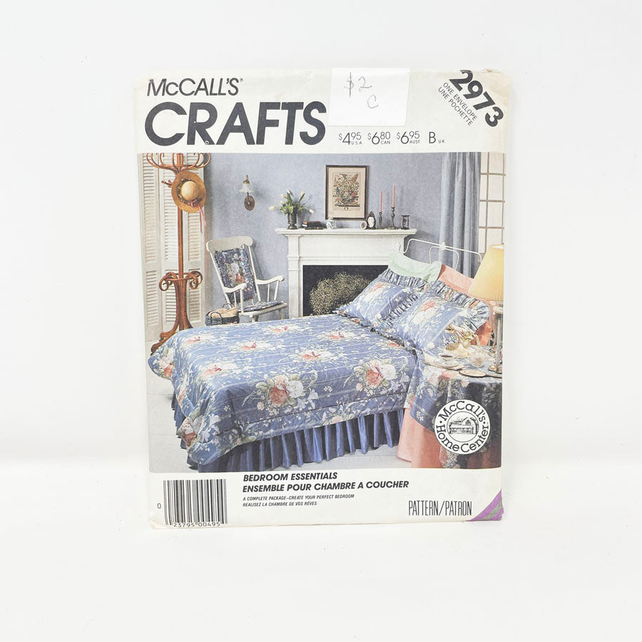 McCall 2973 Sewing Pattern - Bedroom Essentials