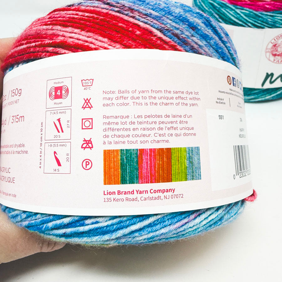Happy - Lion Brand Mandala Yarn (1)