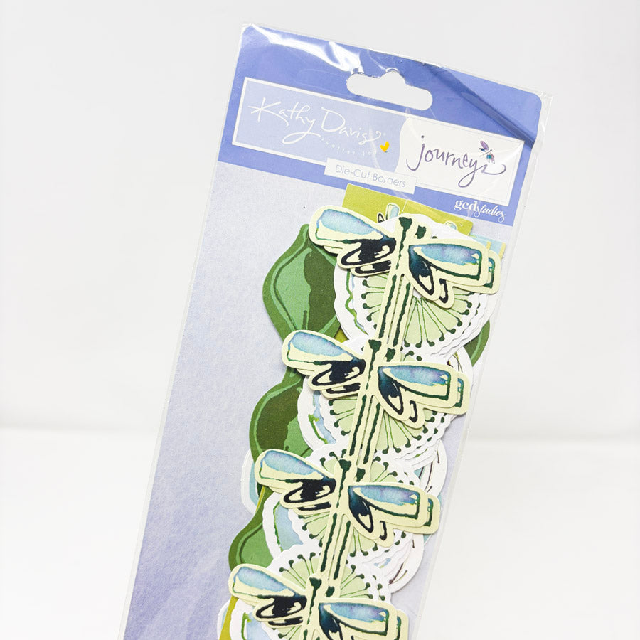 Kathy Davis Journeys Die Cut Borders Dragonfly