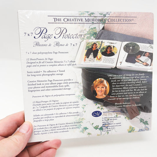 Creative Memories 7" x 7" Page Protectors
