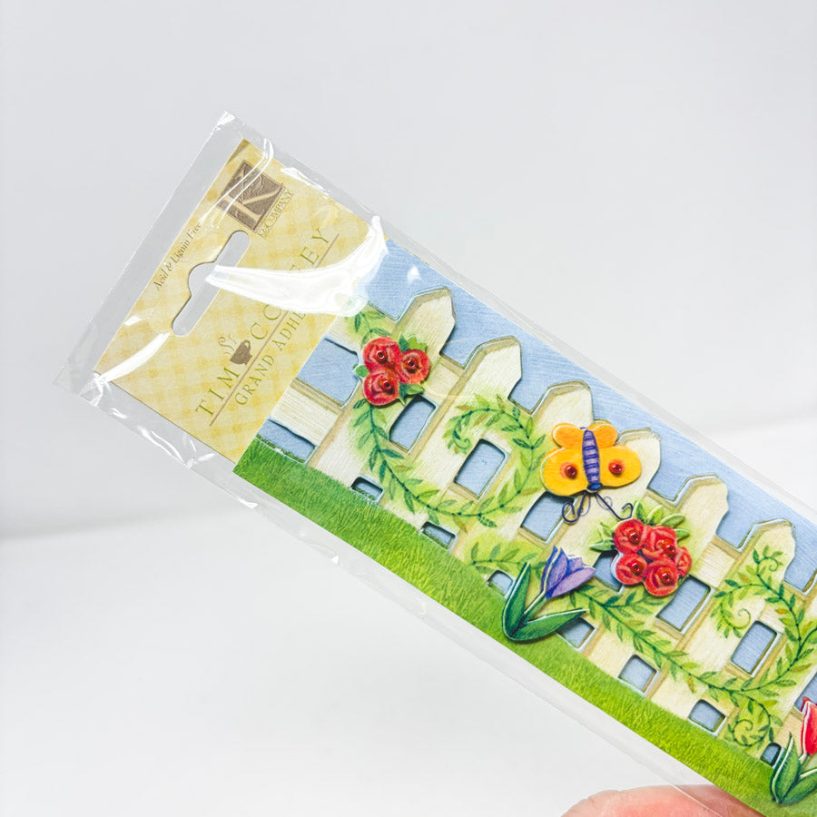 Tim Coffey Dimensional Stickers Garden Picket Fence