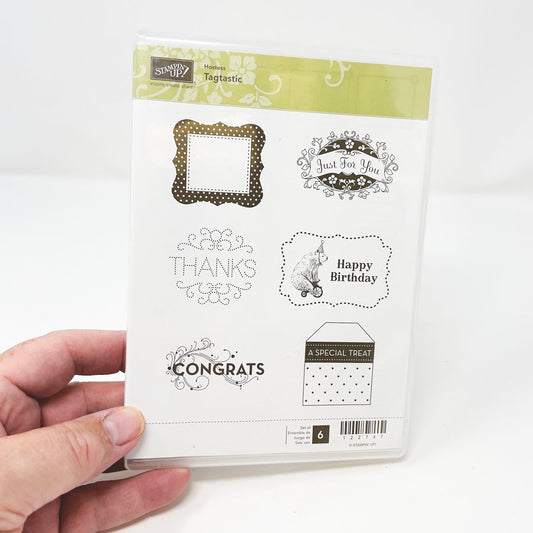 Tagtastic - Stampin' Up Cling Stamp Set