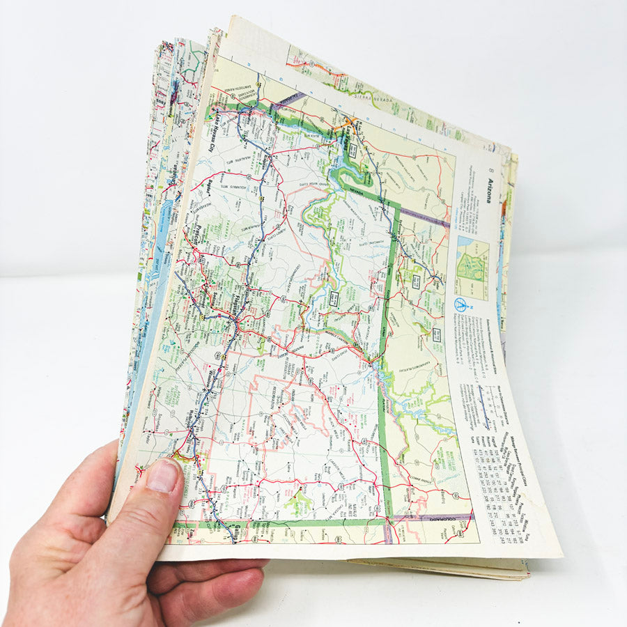 Small Bundle of Cut Atlas Pages
