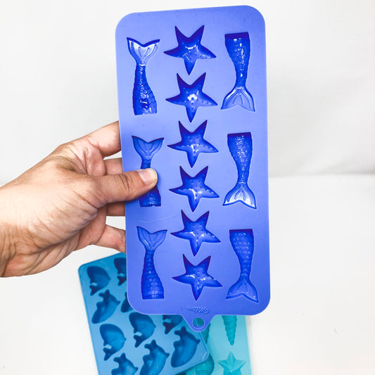 Wilton Silicone Mermaid Tail and Starfish Mold