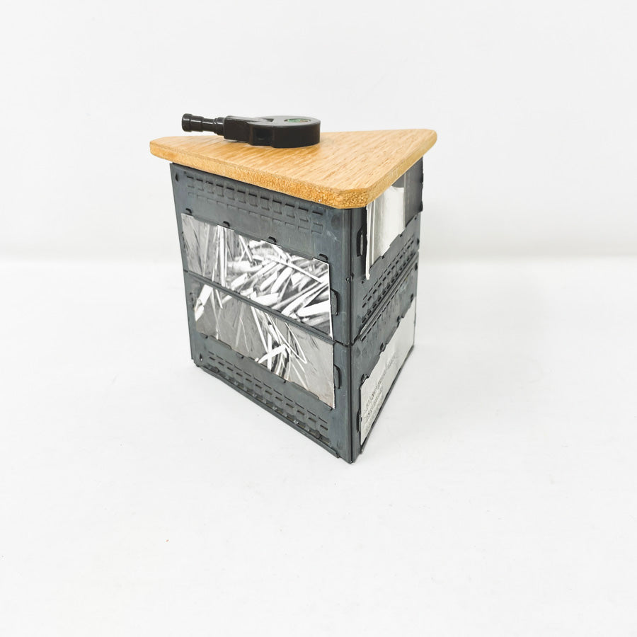 Found Object Metal Box with Lid