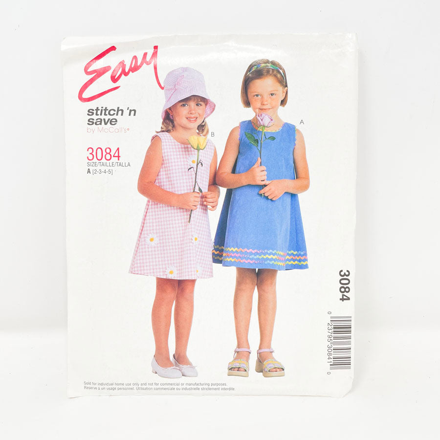 McCall's 3084 Sewing Pattern - Child's Dress (2-5)