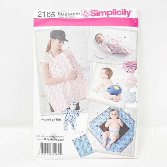 Simplicity 2165 Sewing Pattern - Baby Accessories