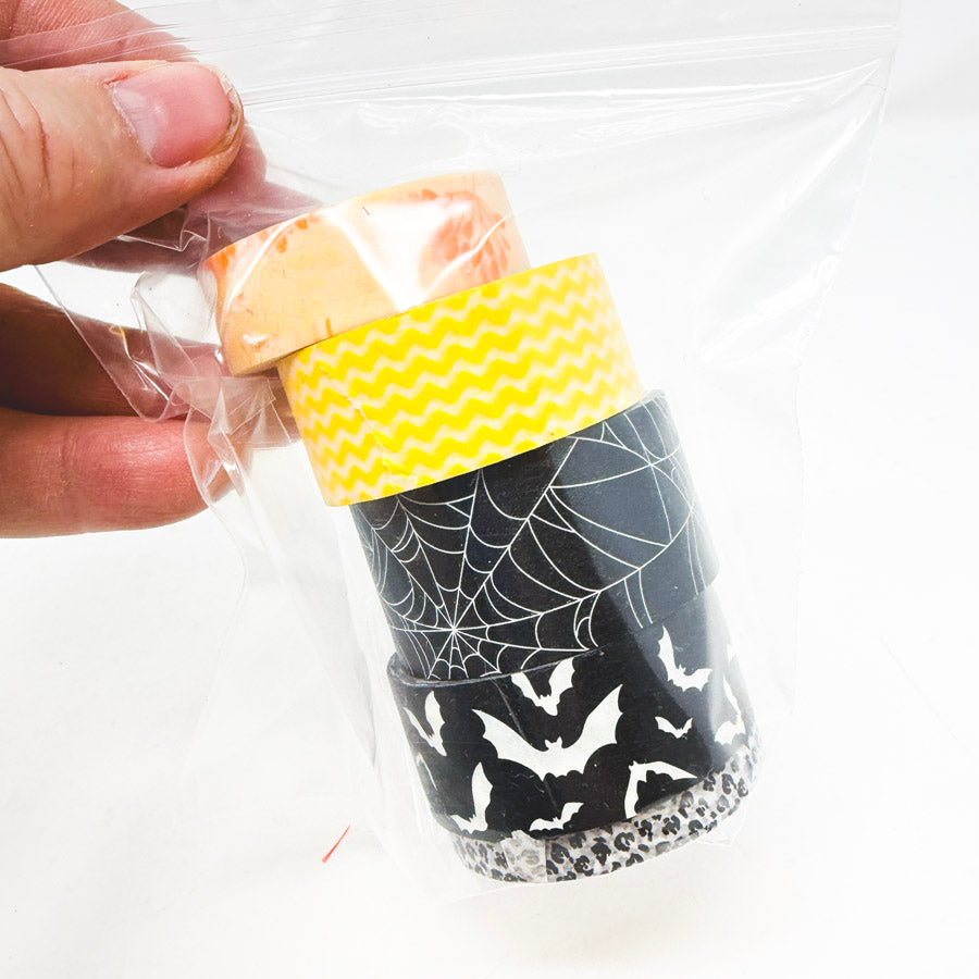 Yellow and Black Washi Bundle