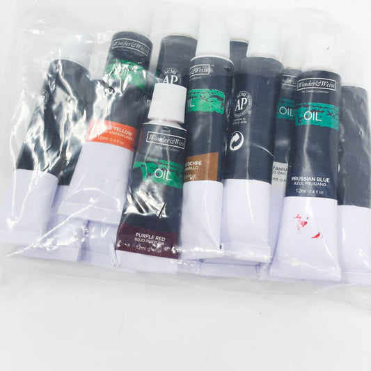 Wonder & Weiss Oil Paint Set - No Box - 16 pc