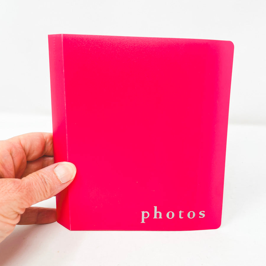 Bright Pink Photo Book