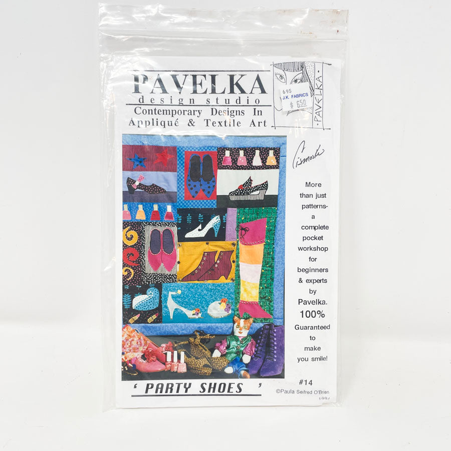 Pavelka Party Shoes Sewing Pattern