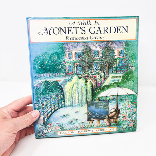 A Walk in Monet's Garden Pop Up Panel Book by Francesca Crepsi