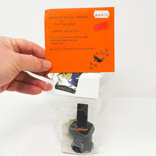 Gertie The Witch – Season Spool Series – Cross Stitch Kit