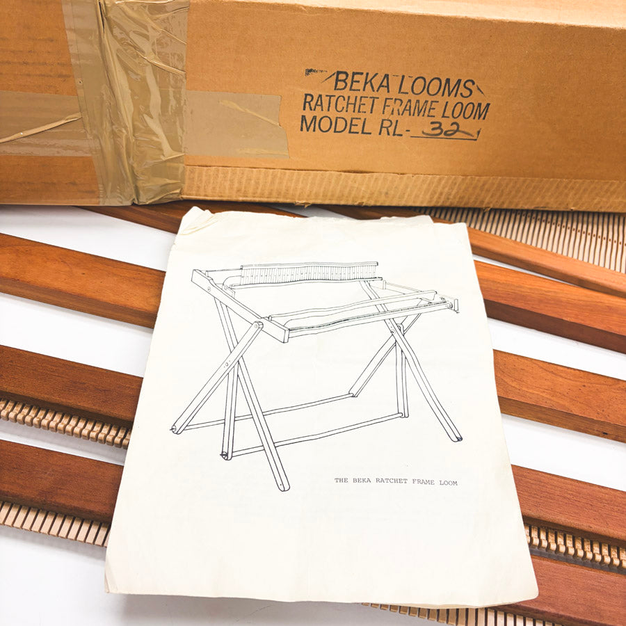 Beka Ratchet Frame Loom – Rigid Heddle / Floor Stand / Three Reeds