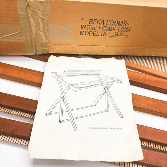 Beka Ratchet Frame Loom – Rigid Heddle / Floor Stand / Three Reeds