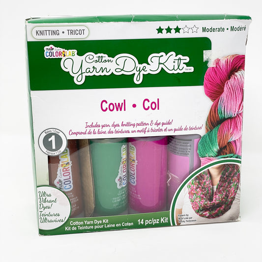 Tulip Color Lab Cotton Yarn Dye Kit - Cowl