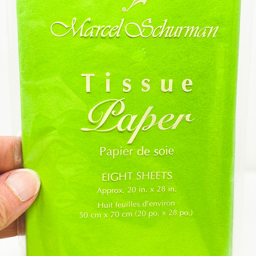 Bright Green Marcel Schurman Tissue Paper Pack