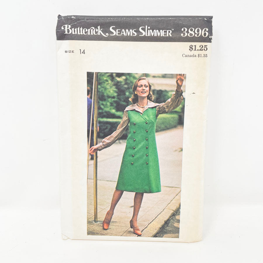 Vintage Butterick 3896 Sewing Pattern - Dress (14)