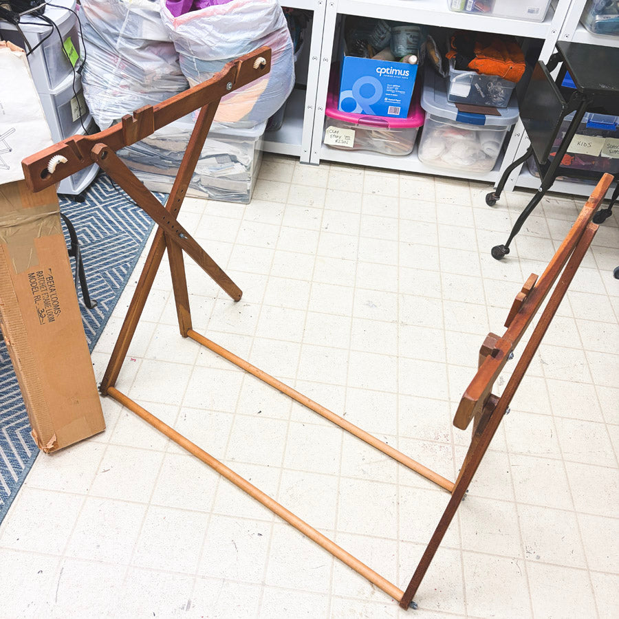 Beka Ratchet Frame Loom – Rigid Heddle / Floor Stand / Three Reeds