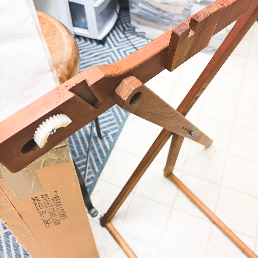 Beka Ratchet Frame Loom – Rigid Heddle / Floor Stand / Three Reeds