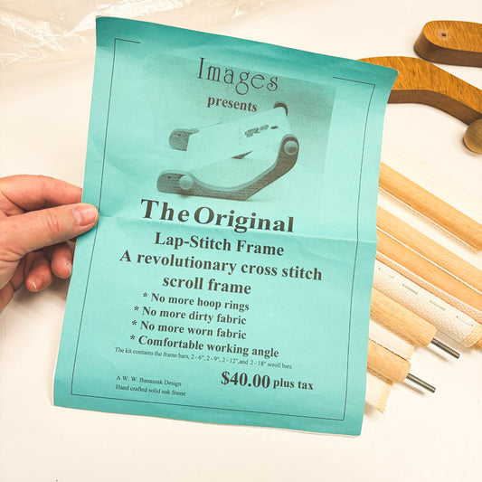 Images Lap Stitch Needlework Scroll Frame